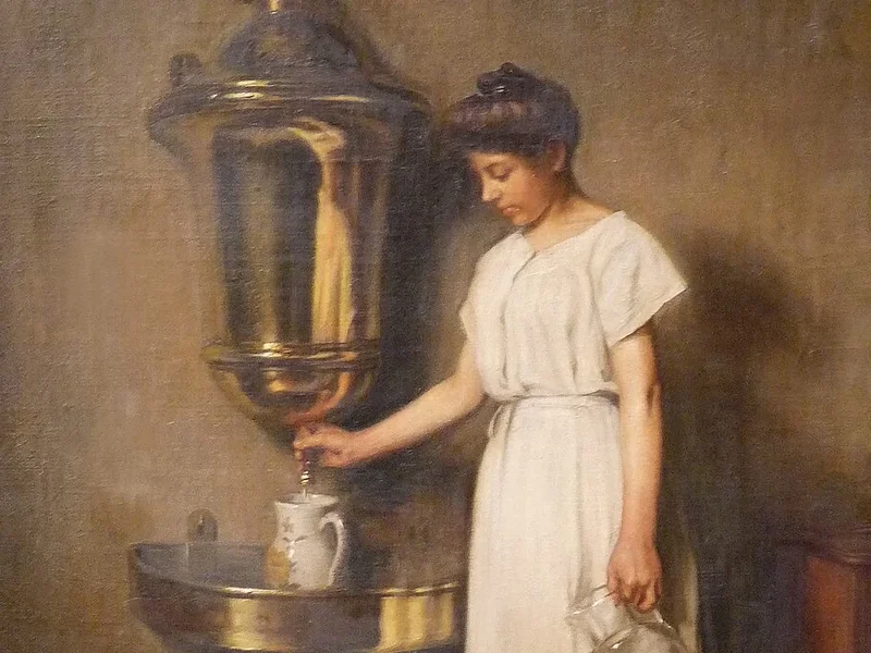 1858-Franck Antoine Bail - Donna alla fontana
